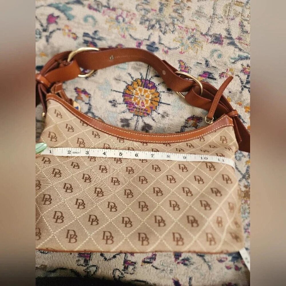 Dooney Bourke Women's Brown Signature Canvas Bucket Purse - Picture 2 of 8